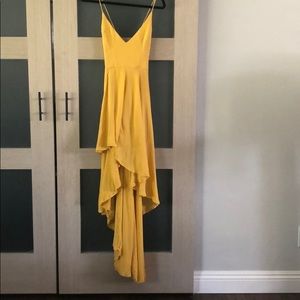 Mustard yellow dress